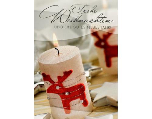 ABC Weihnachtskarte Format 107x152mm, 5 Stück