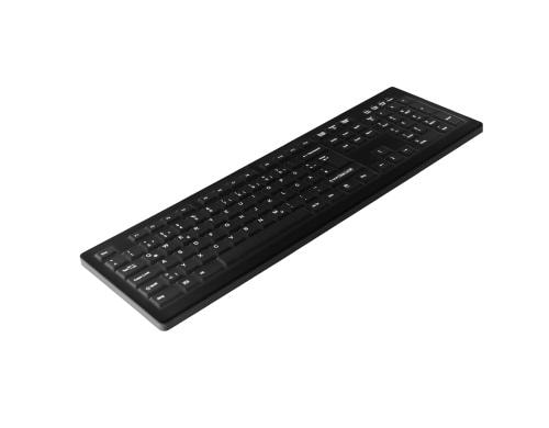 Active Key desinfizierbare Tastatur schwarz USB 2.4Ghz, mit Wechselmembrane