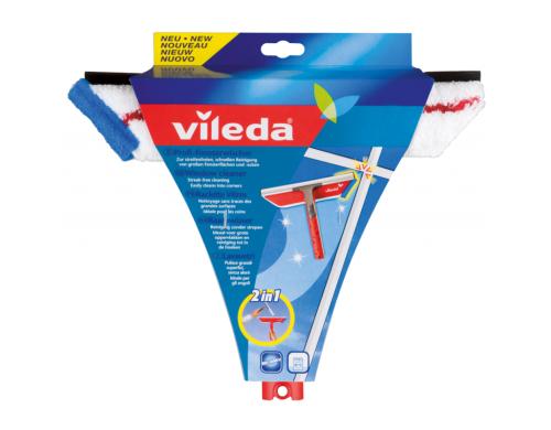 Vileda Profi-Fensterwischer Handgerät Abzieher und Einwascher