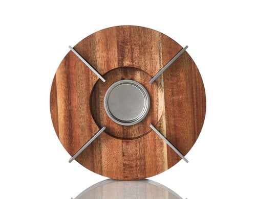 AdHoc Stövchen TUTO TK51 Akazienholz, Ø 16 cm x H 5,5 cm