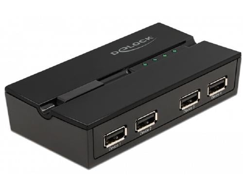 Delock 11494 USB2.0 Switch für 4 PC 4 PC's an 4 Geräte anschliessen