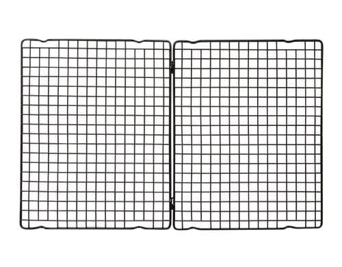 STÄDTER Kuchengitter 48x30x2 cm schwarz rechteckig
