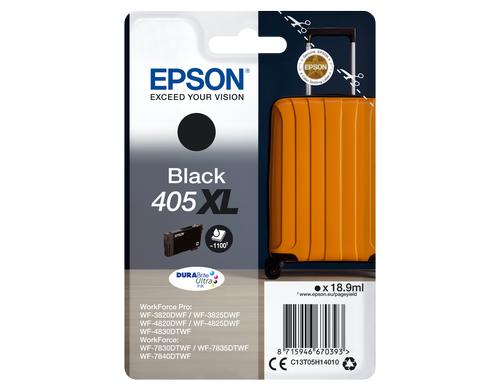 Tinte Epson Nr. 405XL, C13T05H14010, Black 18.9 ml, für WorkForce WF-3/4/7xxx