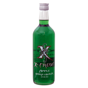 X-Fresh Vodka Apple 0.7 Ltr. 20 Vol. / Verkauf nur ab 18 Jahren / Kein Export