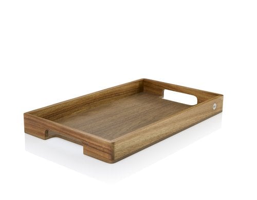 AdHoc Serviertablett SERVE ST25 Akazienholz, 50 x 30 cm x H 5 cm