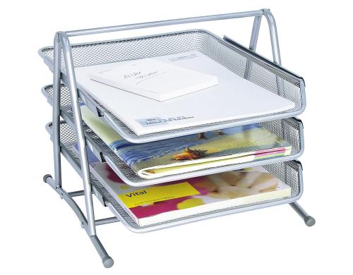 WEDO Ablagefach Office-Serie Silber Grösse: 35 x 30 x 27 cm