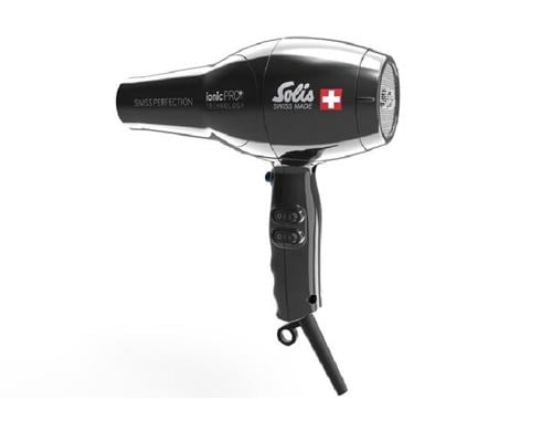 Solis Haartrockner Swiss Perfection 360º schwarz, 360º ionicPRO, Typ 440
