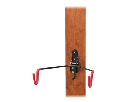 Minoura Bike Hanger 4 Wandhalter mit Zusatzhalter für Helm, schwarz