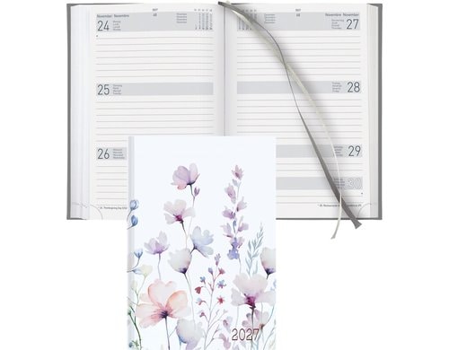 Biella Geschäftsag. Dispo Term Wildflower 2027, 1W/2S, 14.5x20.5 cm