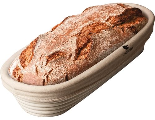 Exitoso Gärkörbchen Brot Garkorb Ø35x15cm Ø35x15cm, Peddigrohr, 1Kg Teig,