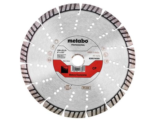 Metabo Diamant-Trennscheibe  230 mm Beton Professional