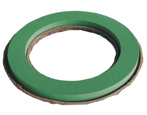 Optiflor Steckschaumring/-kranz Ringo Leit 24cm Durchmesser, für Nassblumen