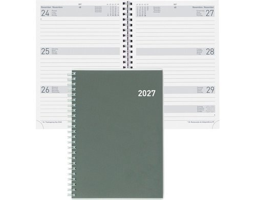 Biella Geschäftsagenda 2027 Dispo Term 14.5 x 20.5 cm, 148 Seiten, 3 1/2 Tage /S.