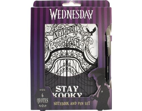 Wednesday - Notizbuch Set Fanartikel aus dem Wednesday-Universum