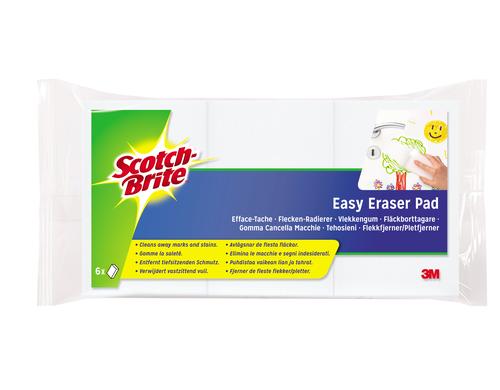 3M Scotch-Brite Flecken-Radierer weiss, 6 Stück
