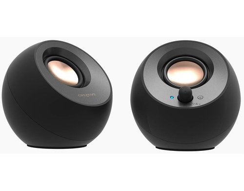 Creative Pebble V3 2.0 Lautsprecher Bluetooth 5.0, USB Audio, schwarz