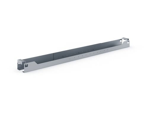 Actiforce Kabelwanne Stretch, silbergrau ausziehbar, 1040-1840mm