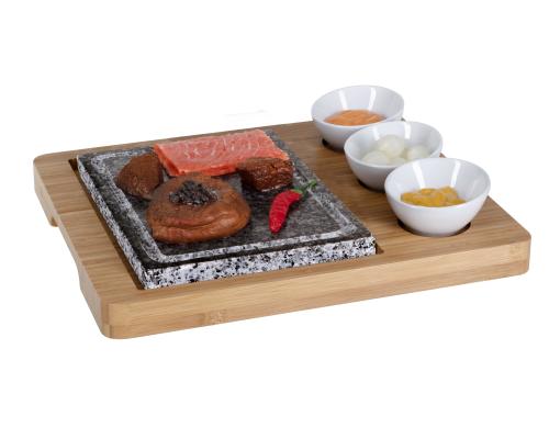 Nouvel Hot Stone Set Bambus 5-teilig