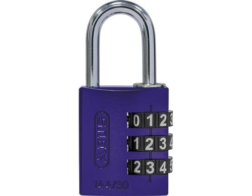 ABUS 144/30 lila B/DFNLI Vorhangschloss 80794