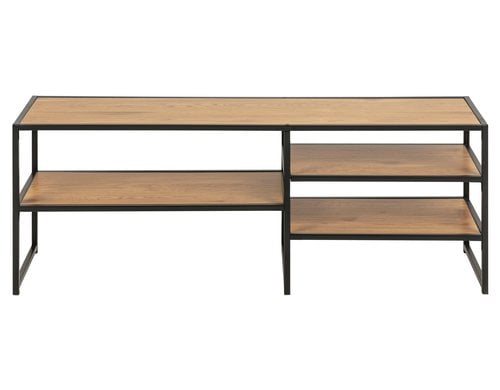 AC Design TV-Möbel Seaford Melamin/Stahl, 120x33x46 cm, Braun