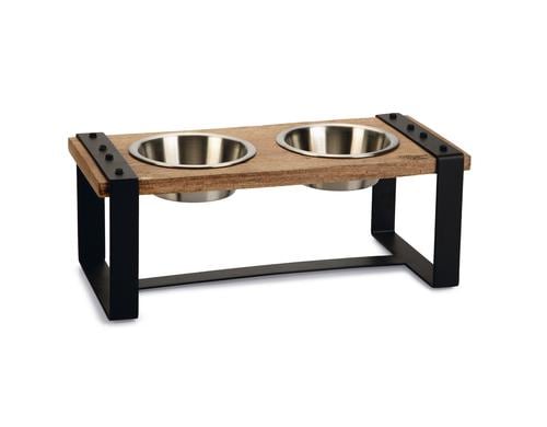 Designed by Lotte Holz Hundenapf Set Karinto 2x650ml Braun