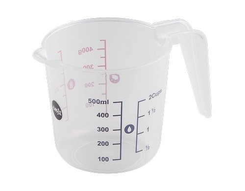 Emsa, Messbecher Prep & Bake 5 dl, Transpar Kunststoff, 0.5 Liter
