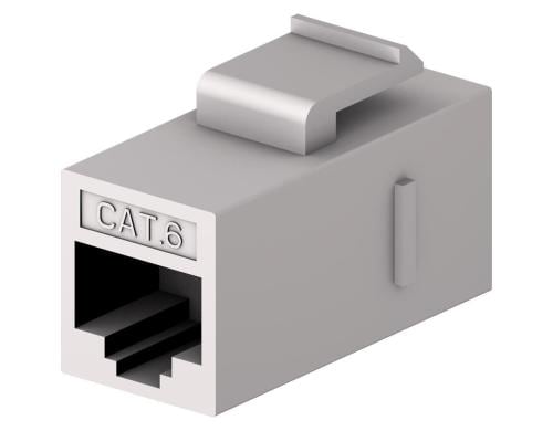 CeCoNet Keystone Modul Cat.6, UTP weiss female/female RJ45