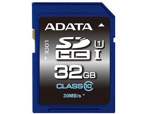 ADATA SDHC Card 32GB, Premier UHS-I C10 lesen: 30MB/s schreiben: 10MB/s