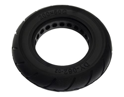 SoFlow Hartgummireifen für SO1 7.8 Zoll, Vorderrad, Hartgummi, Schwarz