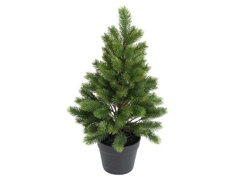Botanic-Haus Weihnachtsbaum im Topf Höhe: 60 cm, Kunststoff, PE, Draht