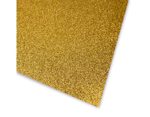 Ursus Glitterkarton A4 Gold 10 Blatt à 300g/m2, A4