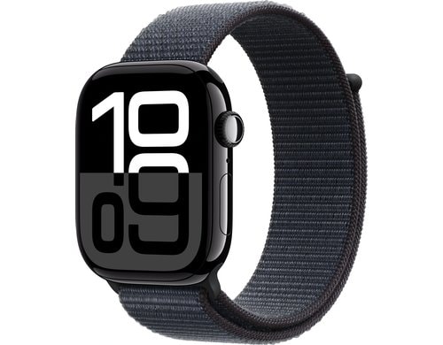 Apple Watch S10 CEL 46 Jet Black Alu Loop mit Ink Sport Loop