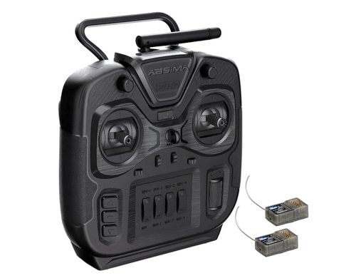 Absima 4-Kanal Stick Fernsteuerung SR6S-EVO 2.4GHz inkl. 2 Empfänger