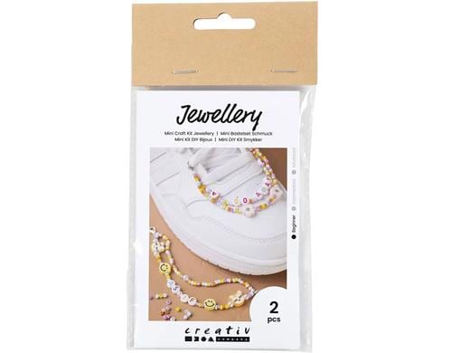 Creativ Company Mini Bastelset Schmuck Schuhbändel, Anleitung
