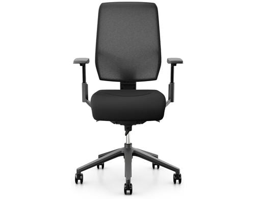 Giroflex Bürostuhl 68 mit Netzrücken Farbe: Schwarz, Mit Armlehne, Extreme