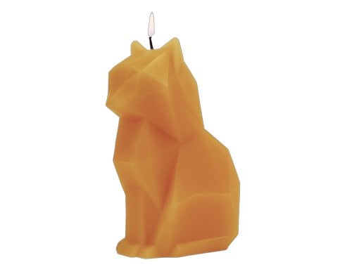 54Celsius PyroPet Cat Kisa Senfgelb,17x7.5x11.5 cm,Brennd. ca.20h