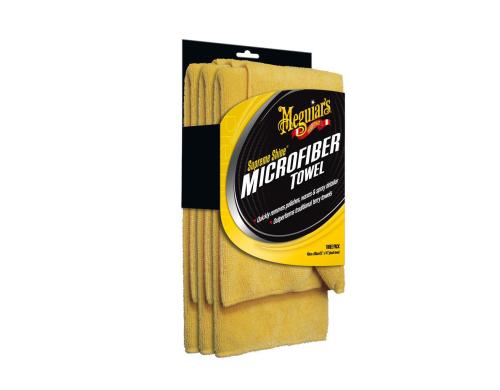 Meguiar`s Hochglanz Mikrofasertücher Pflegezubehör, 3er Pack