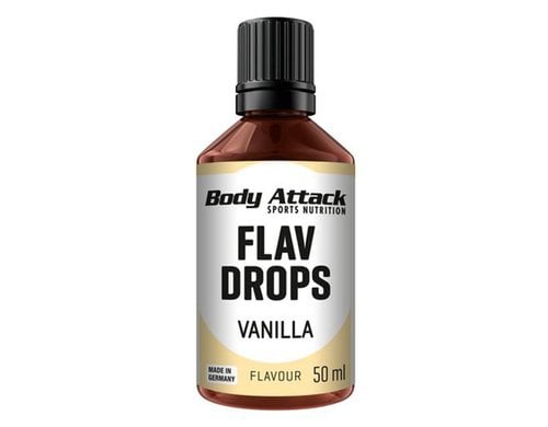 Body Attack Flav Drops Vanilla, 50ml