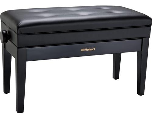 Roland RPB-D400PE Duet size, Polished ebony Vinyl Seat