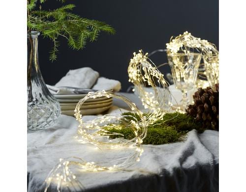 Star Trading Dew Drop Lichterkette 0.8m 80 cm, 80 LEDs, Indoor