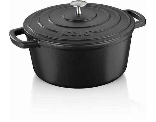 Kela Bräter rund 26 cm Ø, 4,6 L Gusseisen