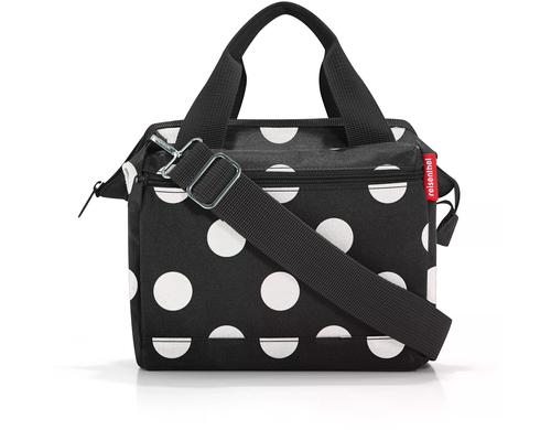 Reisenthel Schultertasche Allrounder cross dots white, 4 l, 22 x 24 x 13 cm