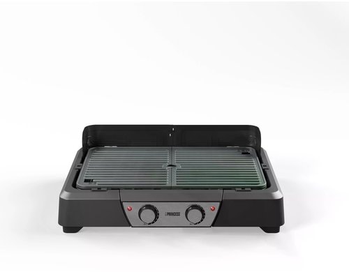 Princess Tischgrill 01.112254.01.001 2000W, 2 Heizzonen, Windschutz