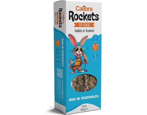 Calibra Rockets Gemüse Sticks Kaninchen & Nager, 2 Stück