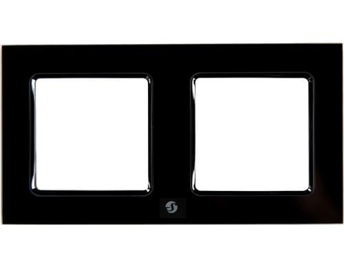 Shelly Wall Frame 2 Black Für Shelly Wall Switch