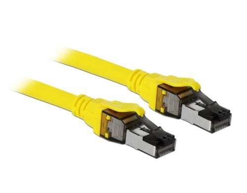 Delock Patchkabel: S/FTP, 5m, Gelb Cat.8.1, LS0H, 7.5mm, 40 Gbps