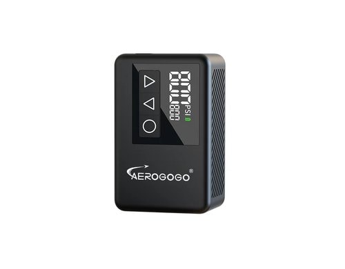 Aerogogo Luftpumpe Giga Pump for Cycling schwarz mit Bildschirm