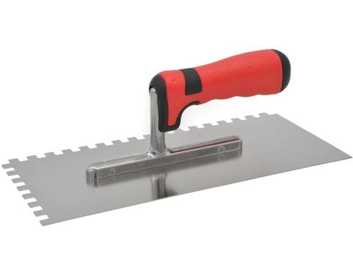 Glättekelle 8x8 gezahnt 280x130 mm
