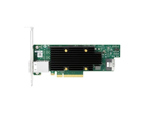 Broadcom 9600-8i8e 8-Port HBA SFF-8654,SFF-8654, LP, PCI-Ex8v4, Tri-Mode