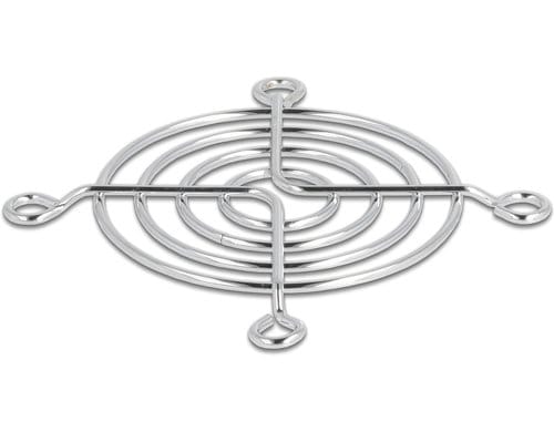 Delock Lüftergitter 60x60mm, silber Bedestigung über Schrauben